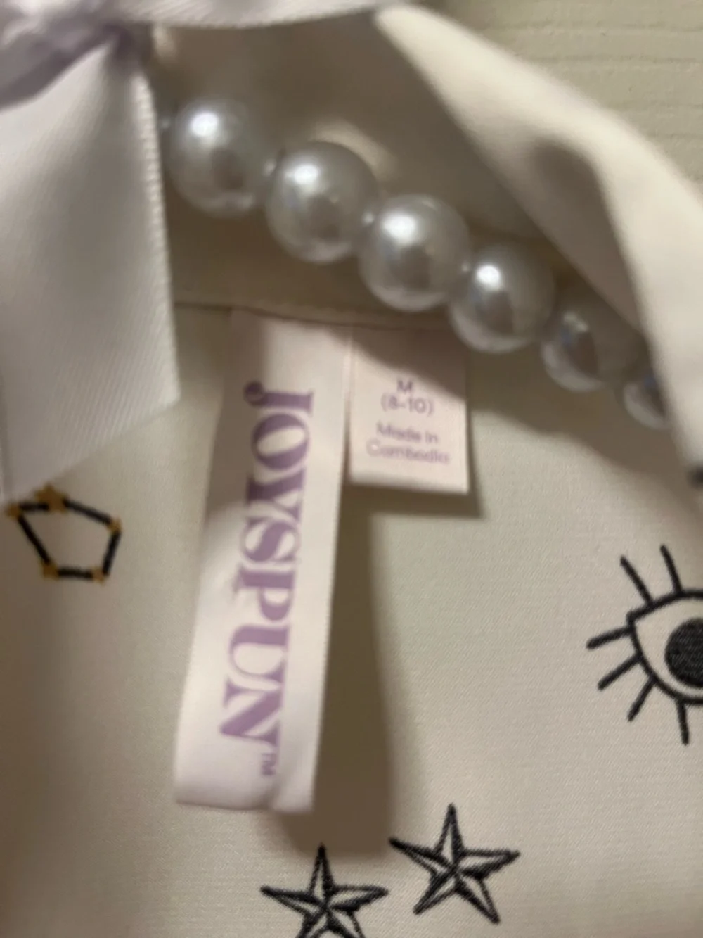 Joyspun silky white